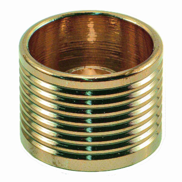 Midwest Fastener Socket Spoke Screw Cap, 3/8 in Dia, Black Chrome, Brass Plain, 5 PK 36806 - main